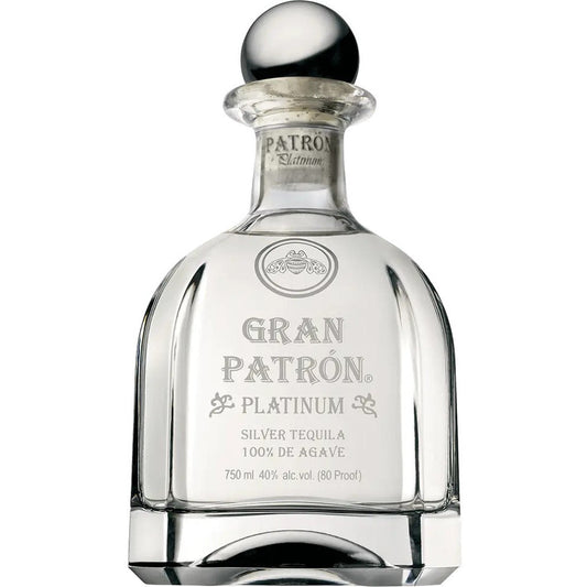 PATRON TEQUILA GRAN PLATINUM WITH WOOD BOX 3 PACK