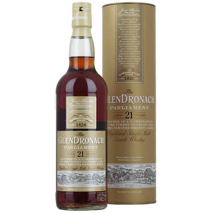 The Glendronach Scotch Single Malt 21 Year Parliament