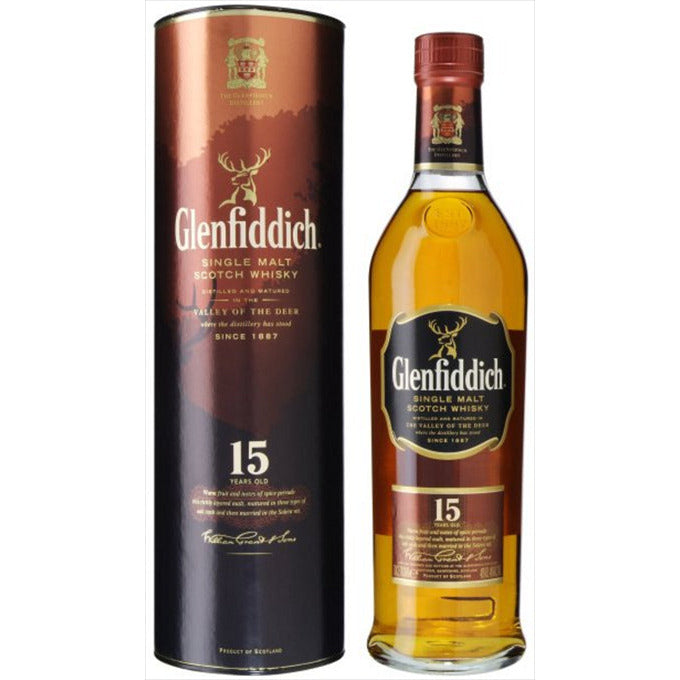 Glenfiddich Scotch Single Malt 15 Year Unique Solera Reserve