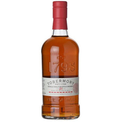 Tobermory Scotch Single Malt 21 Year Manzanilla Finish