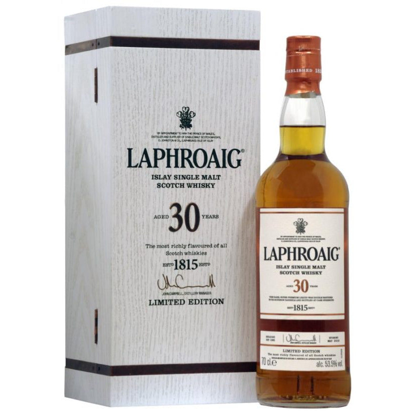 Laphroaig 30 Year Old Single Malt Scotch Limited Edition