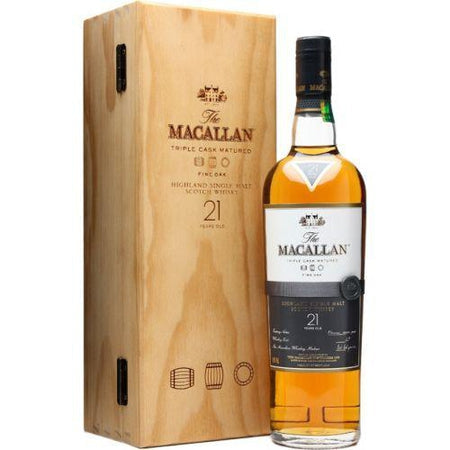 The Macallan Fine Oak Scotch Triple cask Matured 21 Year Old