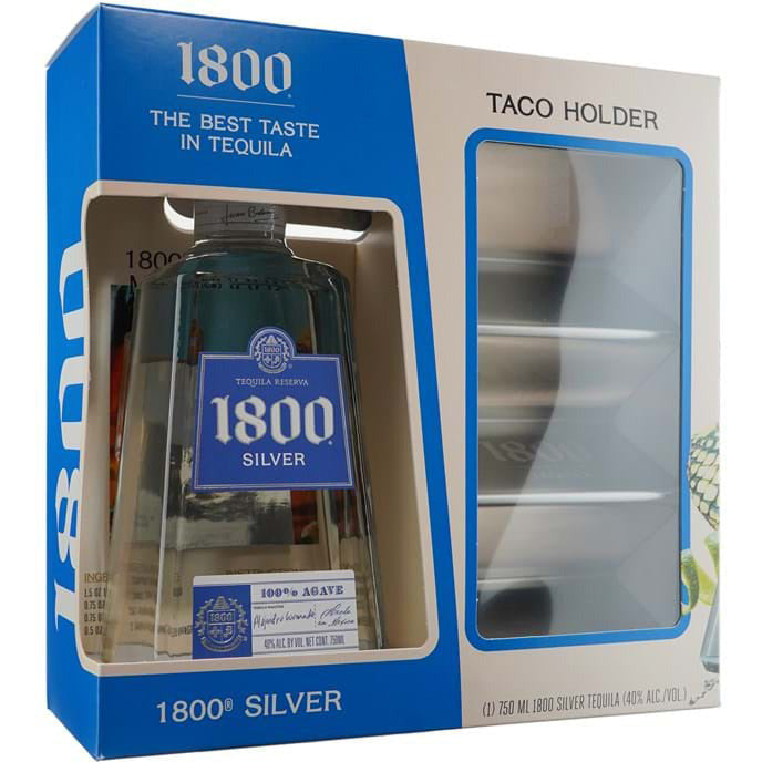 1800 SILVER TACO HOLDER 6PK