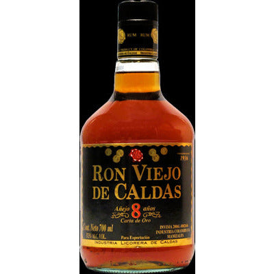 Ron Viejo de Caldas Rum 8 Anos Carta de Oro