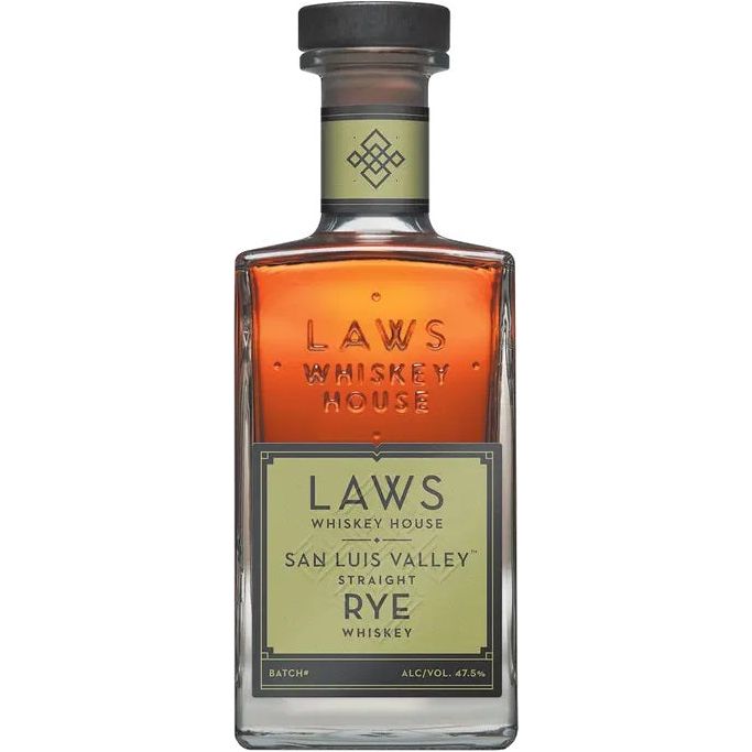 San Luis Valley Straight Rye, 95 Proof Barrel Select, Laws Whiskey House