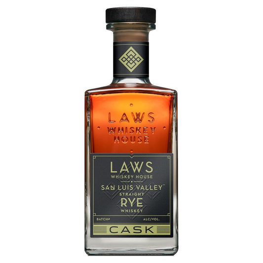 San Luis Valley Straight Rye, Cask Strength Barrel Select, Laws Whiskey House