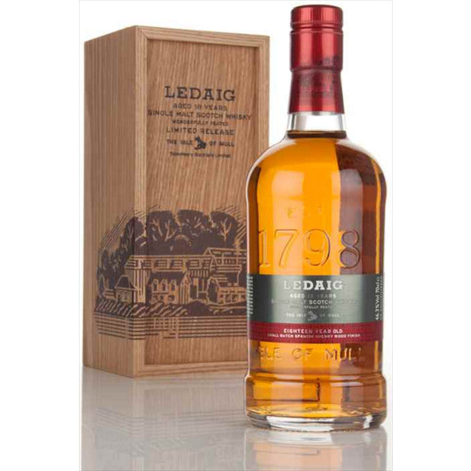 Ledaig Scotch Single Malt 18 Year Sherry Wood Finish