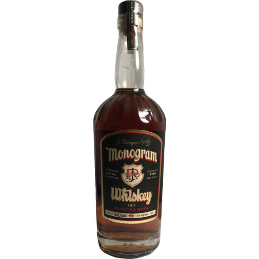 J Rieger & Co Whiskey Monogram Oloroso Bota