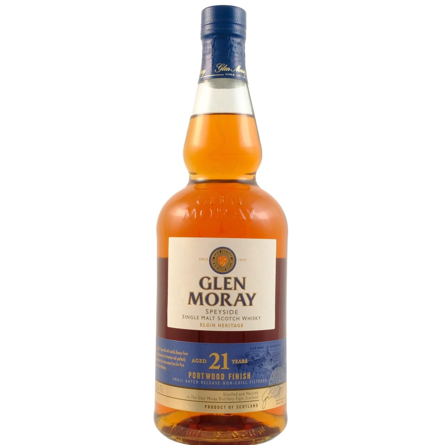 GLEN MORAY 21YR OLD SINGLE MALT