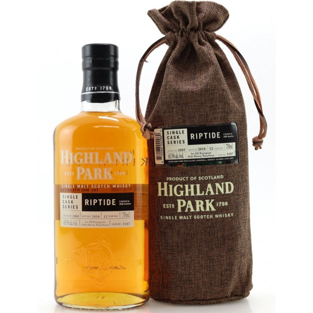 Highland Park Single Cask Series Riptide Single Malt Scotch 12 year old