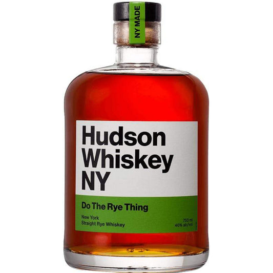 Hudson Whiskey NY Rye Whiskey Do The Rye Thing