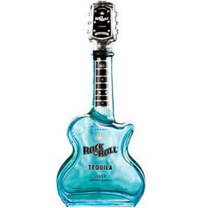 Rock n Roll Platinum Tequila Blue Bottle