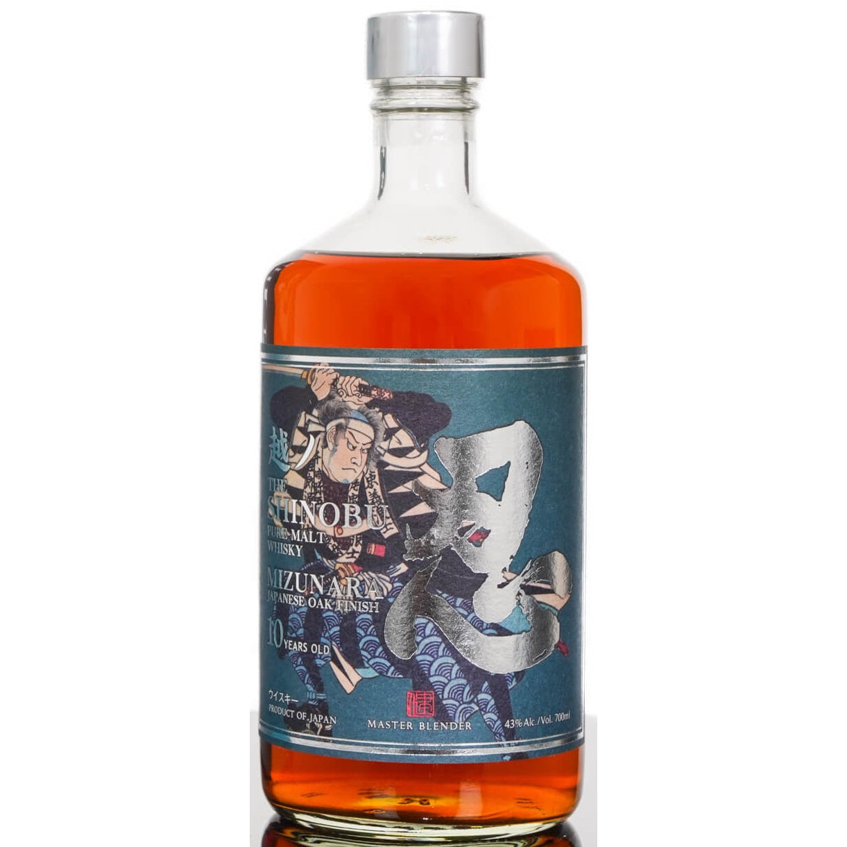 Shinobu Distillery Pure Malt Whisky 10 Year Mizunura Oak