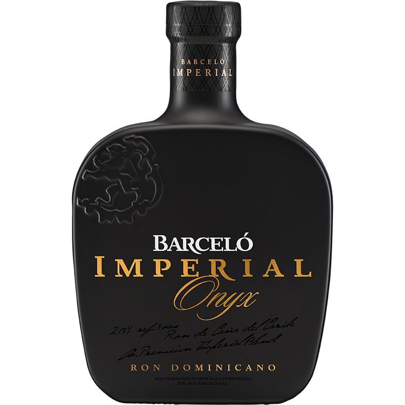 BARCELO IMPERIAL ONYX RUM W/2 ROCKS GLS