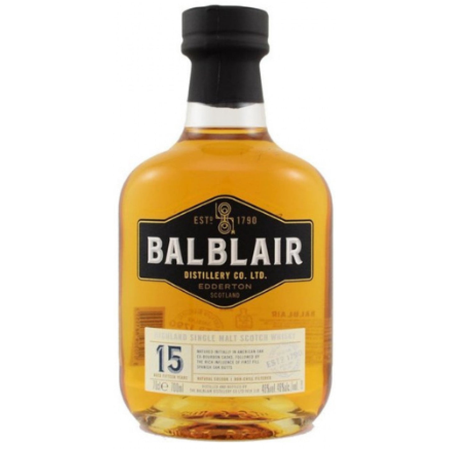 Balblair Scotch Single Malt 15 Year