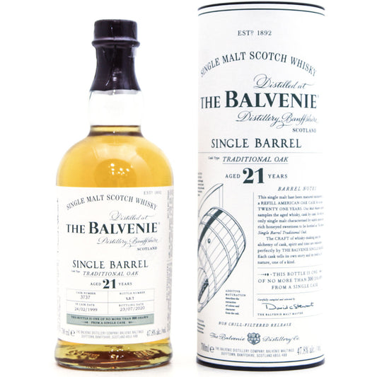 The Balvenie Single Malt Scotch Single Barrel 21 Year