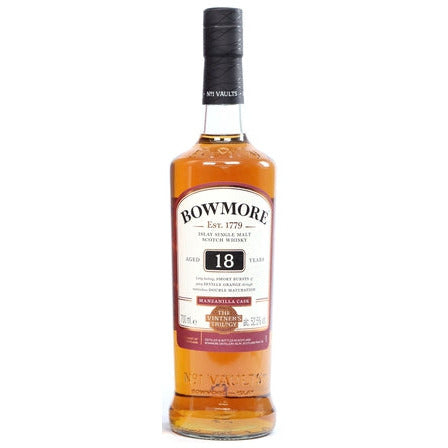 Bowmore Scotch Single Malt 18 Year Manzanilla Cask The Vintner's Trilogy 2018