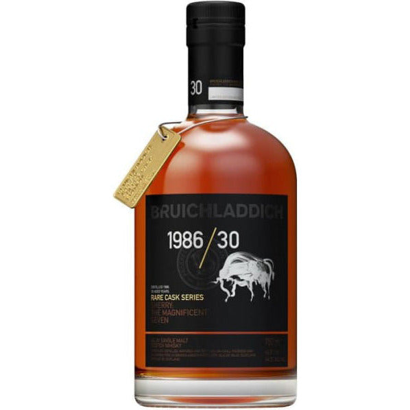 Bruichladdich Scotch Single Malt 1986 30 Year Rare Cask Series