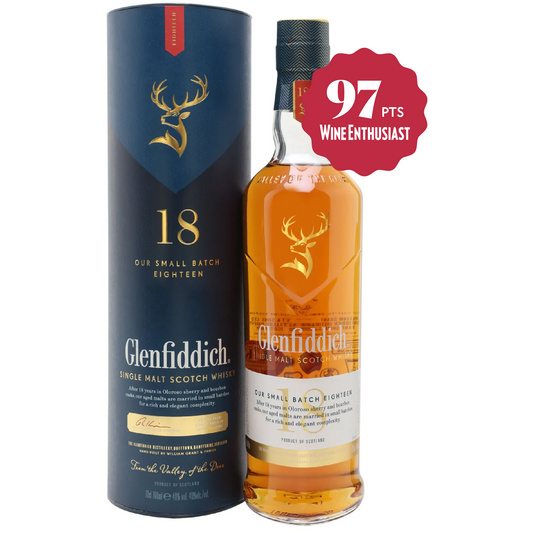 Glenfiddich Scotch Single Malt 18 Year Small Batch