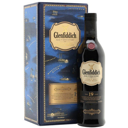 Glenfiddich Scotch Single Malt 19 Year Age of Discovery Bourbon Cask Reserve