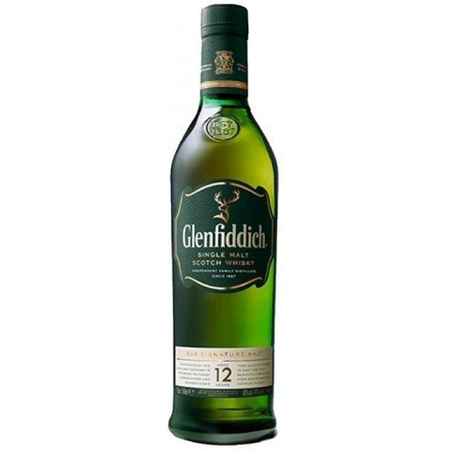 Glenfiddich Scotch Single Malt 12 Year Our Signature Malt 2009