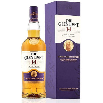 The Glenlivet Scotch Single Malt 14 Year Cognac Cask