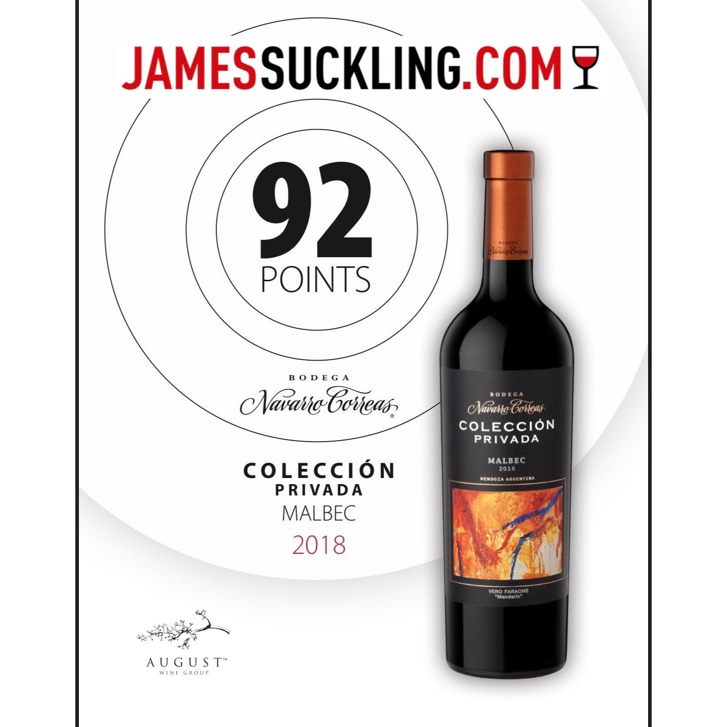 Navarro Correas Malbec Coleccion Privada 2018