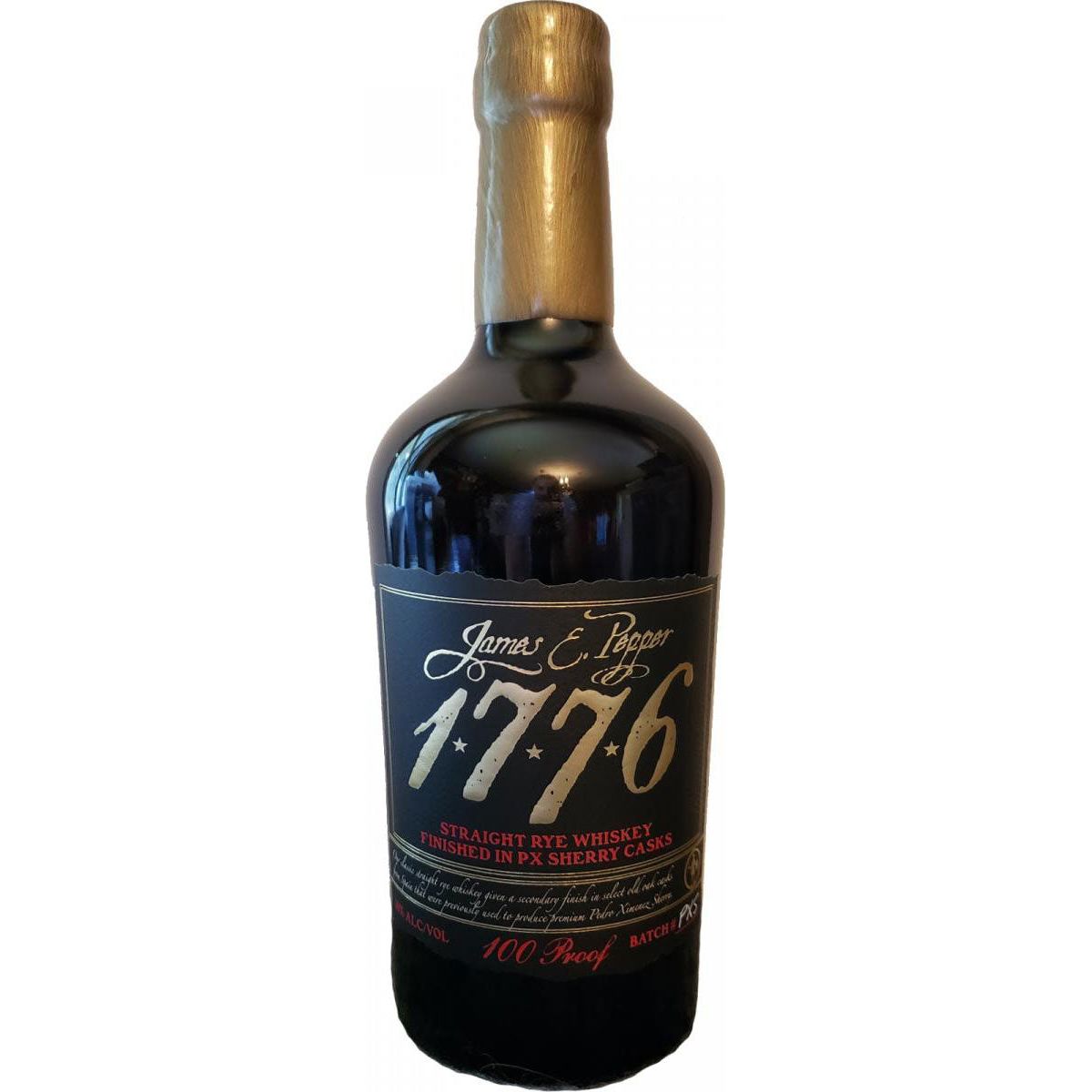 James E. Pepper 1776 Rye Whiskey PX Sherry Cask