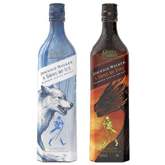 Johnnie Walker A Song of Ice & A Song of Fire (Set of Four, Two of each!)