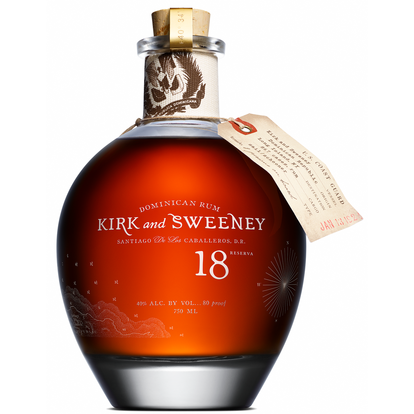 Kirk and Sweeney Rum 18 Year