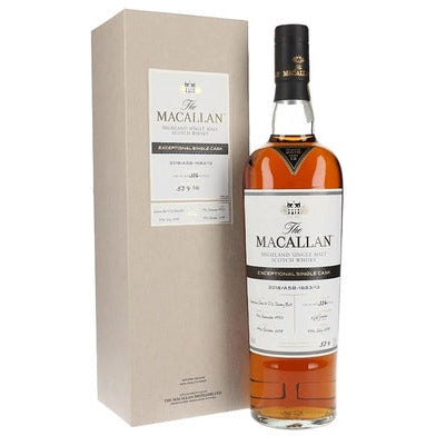 The Macallan 1950 Exceptional Single Cask 67 Year Old Whisky Rare