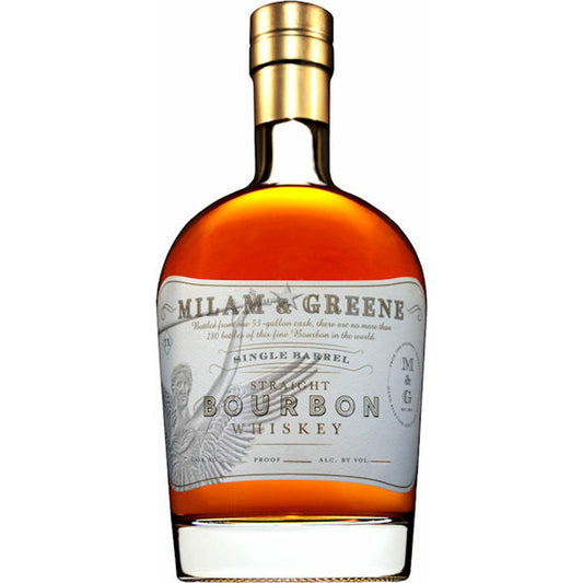 Milam and Greene Bourbon Whiskey Single Barrel