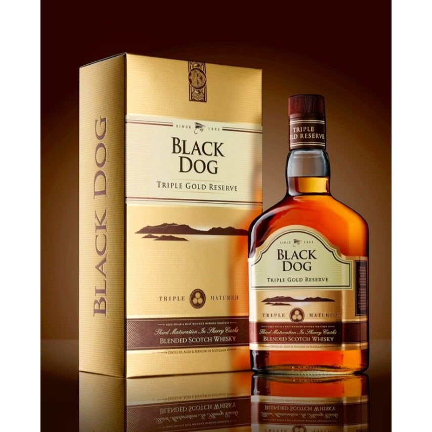 Black Dog Triple Gold Reserve Blended Scotch Whisky