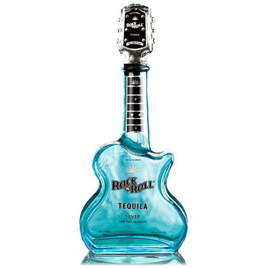 ROCK N ROLL PLATINUM TEQUILA BLUE BOTTLE