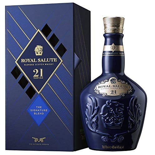 Royal Salute Scotch 21 Year Sapphire Bottle