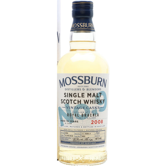 Royal Brackla Scotch Single Malt 9 Year By Mossburn 2009