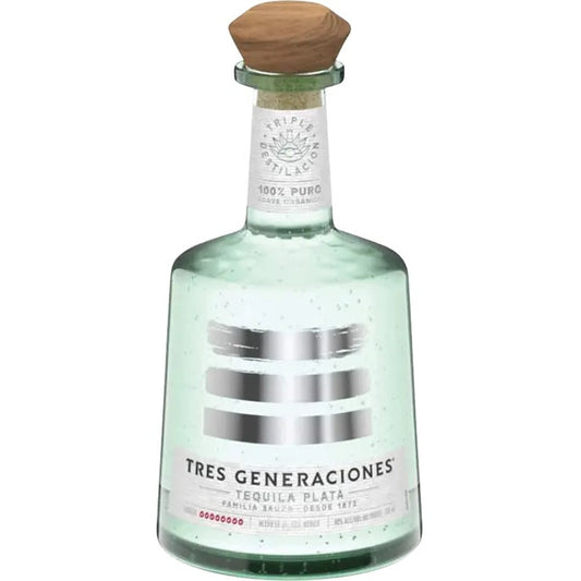 SAUZA TEQUILA TRES GENERATION PLATA WHITE