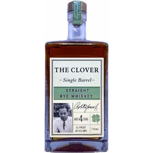 The Clover Rye Whiskey 4 Years Old Single Barrel