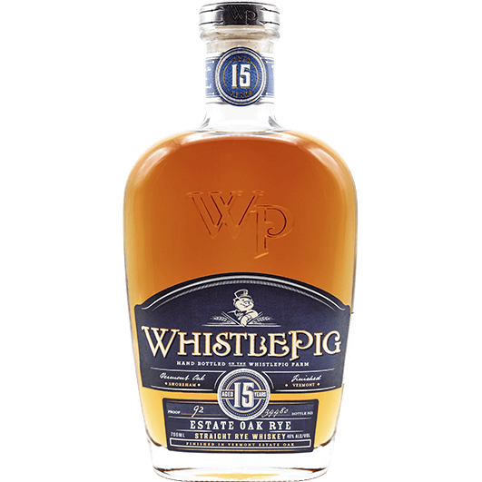 Whistlepig Rye Whiskey 15 Year Vermont Oak Finish