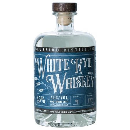 Bluebird Distilling White Rye Whiskey