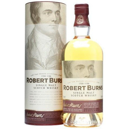 The Arran Malt Scotch Single Malt Robert Burns