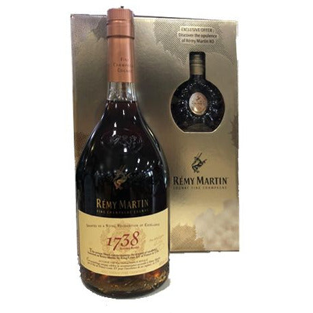 Remy Martin Cognac 1738  W/ France Gift Pack 50ML Remy XO