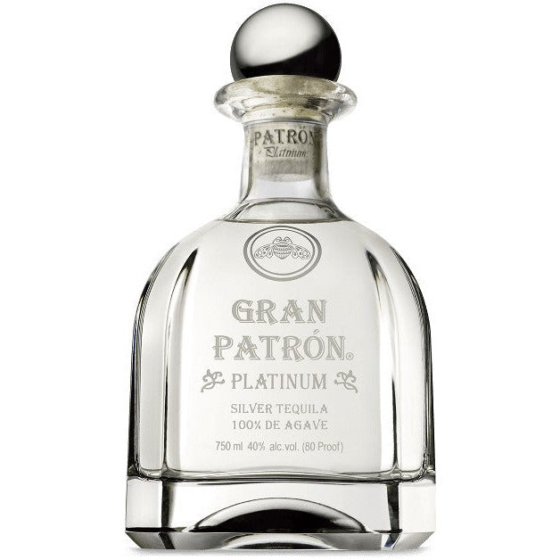 PATRON TEQUILA GRAN PLATINUM NO WOOD BOX 6 PACK