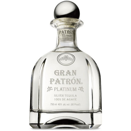 PATRON TEQUILA GRAN PLATINUM NO WOOD BOX 6 PACK