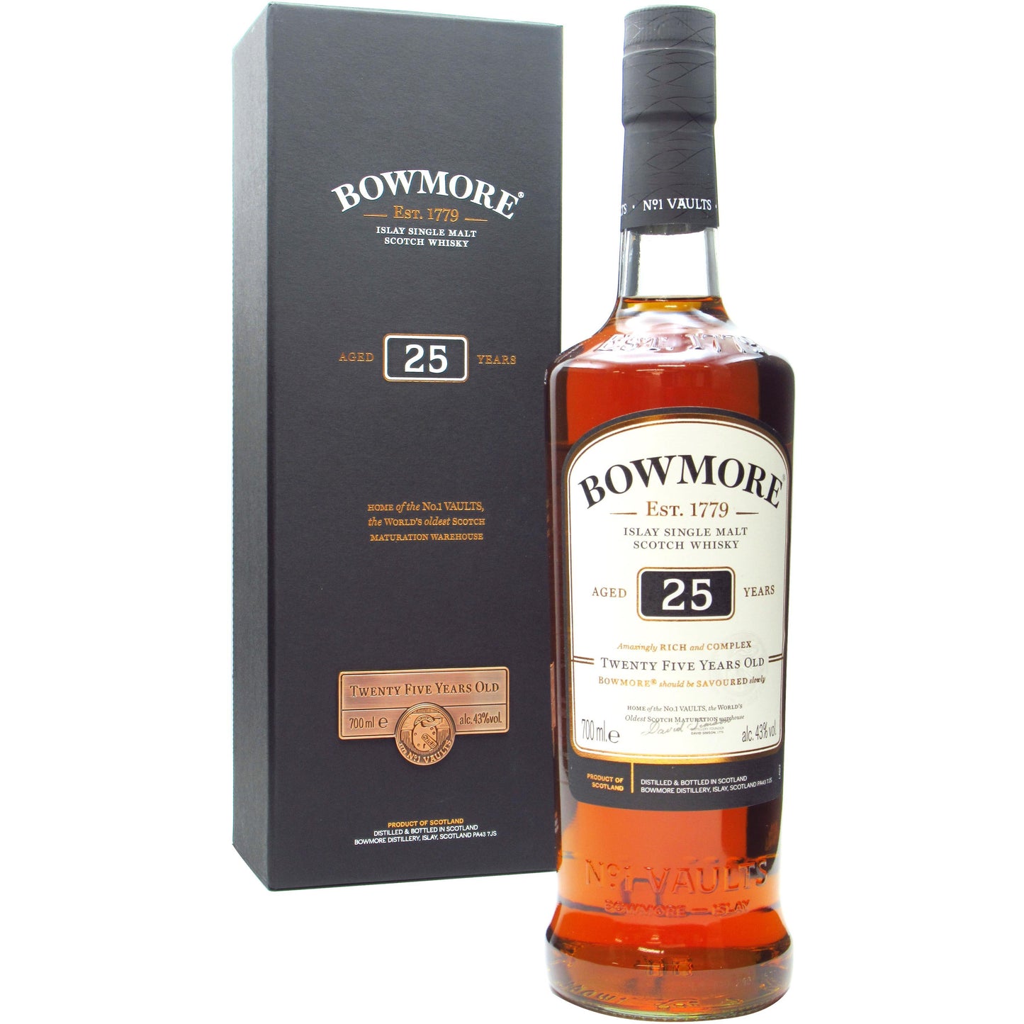 Bowmore 25 Year Old Single Malt Scotch Whisky