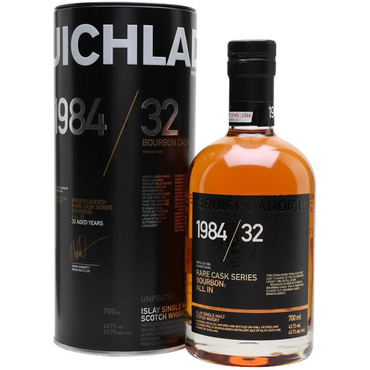 Bruichladdich Scotch Single Malt 1984 32 Year Rare Cask Series 1984