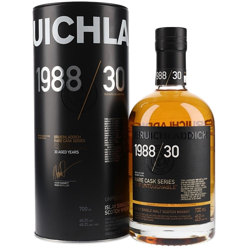 Bruichladdich Scotch Single Malt Rare Cask Series 1988 The Untouchable 30 Year 1988