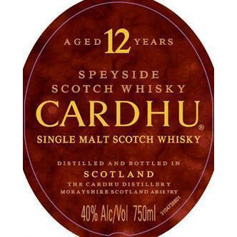 Cardhu Scotch Single Malt 12 Year