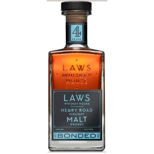 Henry Road Straight Malt Whiskey, Laws Whiskey House