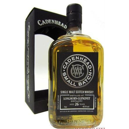 Dufftown-Glenlivet Scotch Single Malt 26 Year Bottled By Cadenhead